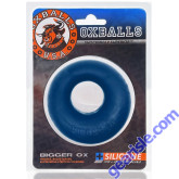Oxballs Bigger Ox Silicone Padded Cock Ring Blue Ice