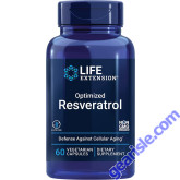 Life Extension Gluten Free Optimized Resveratrol 60 Veggie Caps