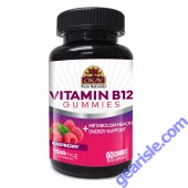 OKAY Gummies Vitamin B12 60 Count Raspberry Energy Support Supplement bottle