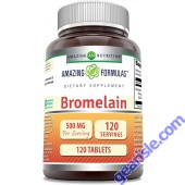 Bromelain 500mg 120 Tablets Digestion Support 