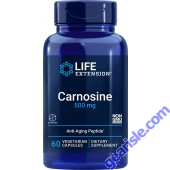 Life Extension Carnosine 500mg front
