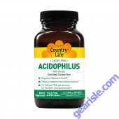 Country Life Dairy-Free Acidophilus 250 capsules bottle