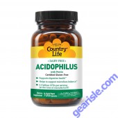 Country Life Dairy-Free Acidophilus with Pectin Vegan Capsules