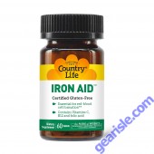 Country Life Iron Aid 60 Tablets