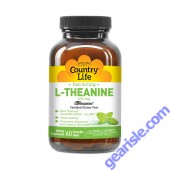 Country Life L-Theanine Chewable 100mg Tablets