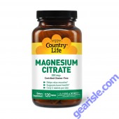 Country Life Magnesium Citrate 250mg 120 Tablets