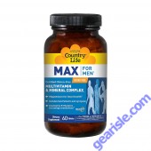 Country Life Max for Men Multivitamin, 60 Tablets