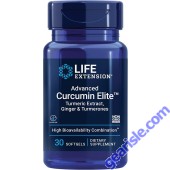 Life Extension Advanced Curcumin Elite Turmeric Ginger Turmerones front