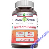 Hawthorn Berries 565mg 120 Caps Immune Support 