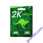 Kangaroo Green 2k Male Enhancer Pill Package of 2 
