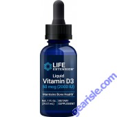 Life Extension Liquid Vitamin D3 50mcg 2000 IU 29.57ml Unflavored front