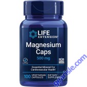 Life Extension Cardiovascular Health Magnesium 500mg bottle