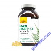 Maxi-Hair Plus Biotin Supplement Bottle