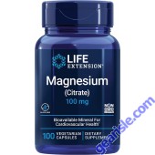 Life Extension Magnesium Citrate 100mg front