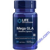 Life Extension Mega GLA Sesame Lignans front