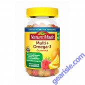 Nature Made Multivitamin Omega 3 Gummies bottle front view