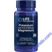 Life Extension Potassium with Extend-Release Magnesium bottle