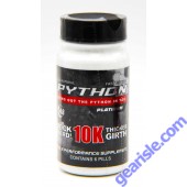 Python 10k 6ct Male Performance Supplement bottle Capsules