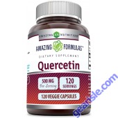 Quercetin 500 Mg 120 Veggie Caps Healthy Aging Amazing Formulas