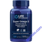 Life Extension Super Omega-3 EPA/DHA Fish Oil bottle
