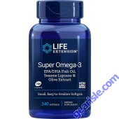 Life Extension Super Omega-3 EPA/DHA bottle
