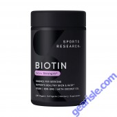 Vegan Biotin Softgels with Organic Coconut Oil