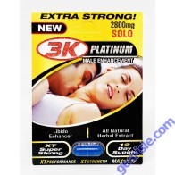 3K Blue Solo Platinum 2800mg Male Enhancement Pill