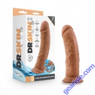 Blush Dr. Skin Mocha Glide 8" Self Lubricating Realistic Dildo