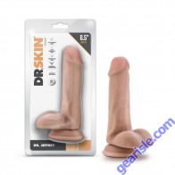Bush Dr. Skin Dr. Jeffrey 6.5" Realistic Dildo With Balls Beige