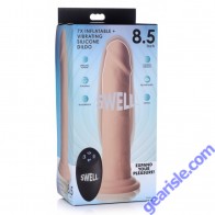 Swell 7X Inflatable Vibrating Remote Control Silicone Dildo 8.5"