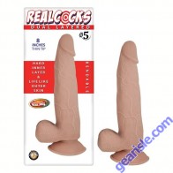 Realcocks Dual Layered #5 Flesh 8 inches