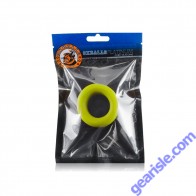 Oxballs Balls T Ballstretcher Small Acid Yellow Silicone Cock Ring