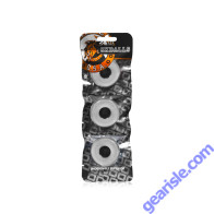 Oxballs Ringer 3 Pack Of Do Nut 1 Clear Cock Ring