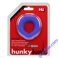Oxballs Fit Ergo Long Wear Silicone Cock Ring Hunkyjunk Cobalt