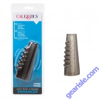 CalExotics Smoke Hot Rod Xtreme Enhancer Tiered Ridges Snug Fit