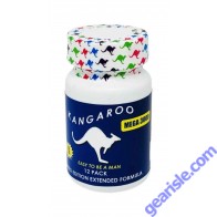 Kangaroo Blue Be the Man Sexual Enhancement 12 Pill Bottle 