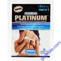 New Platinum 1895mg 13 Days Male Enhancement 1 Pill
