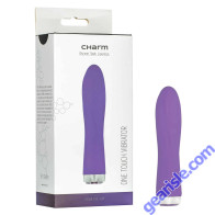 Iconic Charm Classic Travel Size Vibrator Violet