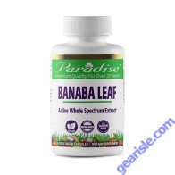 Paradise Herbs Banaba Leaf Extract Vegan & Gluten Free 60 Capsules