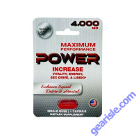 Power 4000 Mg Dietary Male Sexual Supplement Red Pill