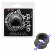 CalExotics Alpha Liquid Silicone Scrotum Cock Ring Sexual Enhancer