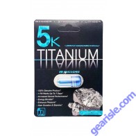 5K Titanium Stronger Formula Male Enhancement Blue Pill