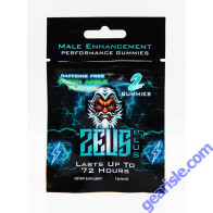 Zeus Gummies 8.8g Green Apple Flavor Male Sexual Enhancement