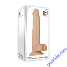 Adam and Eve Rechargeable Realistic Vibrating Dildo