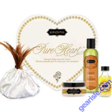 Kamasutra Pure Heart Sensual Body Treats Lovers Massage Kit