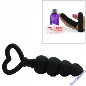 Anal Fantasy Beaded Luv Probe Silicone Dildo Pipedream