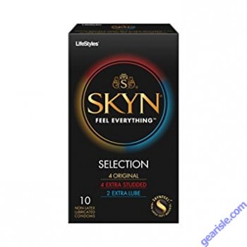 Non Latex Life Styles Skyn Selection Condom 10 Piece package