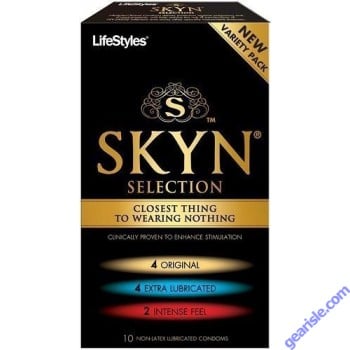 Non Latex Life Styles Skyn Selection Condom 10 Piece package