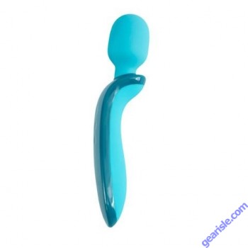 9x Silicone Wand Rechargeable Blue Eos Climax