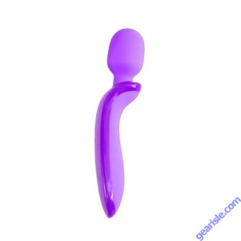 EOS 9x Silicone Wand Rechargeable Purple Climax